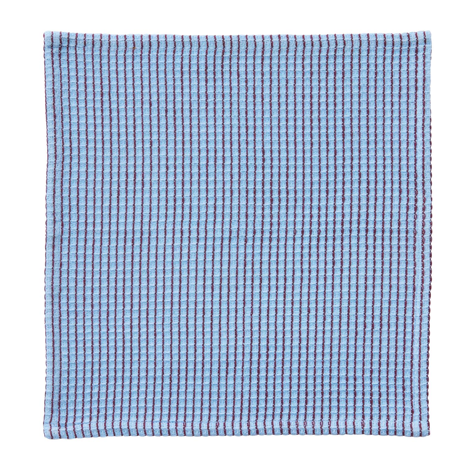 Karklud check, lyseblå - 30x30 cm.